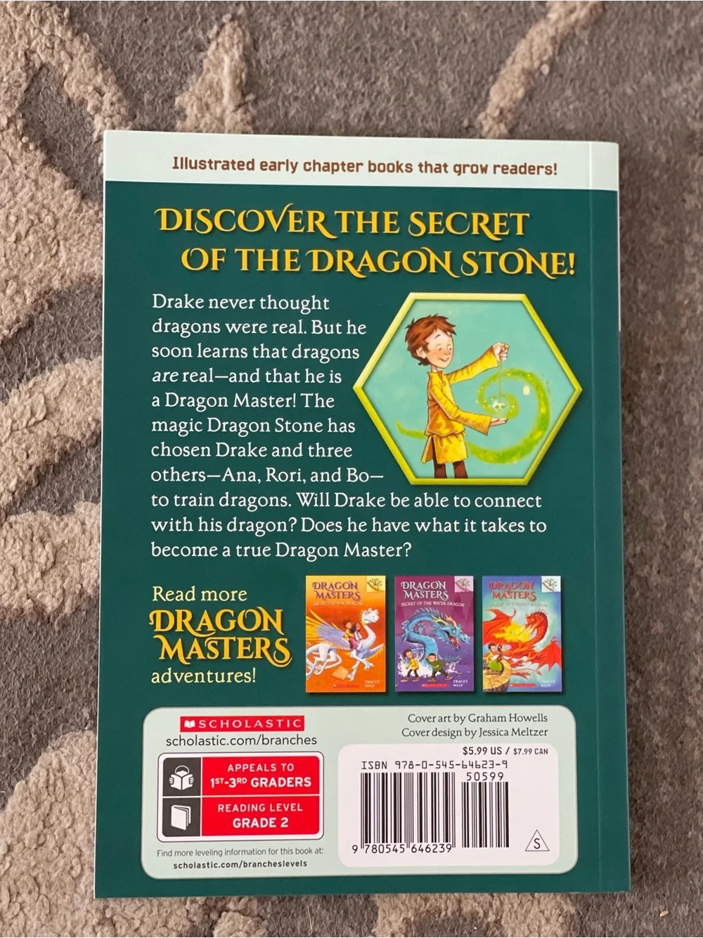 Scholastic Dragon Masters: Rise of the Earth Dragon - Chapter Book with Pictures